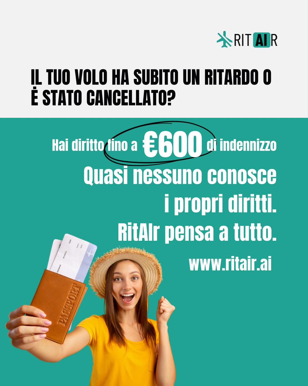 Paynow bagaglio smarrito volo cancellato