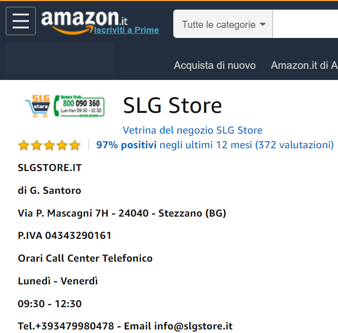 SLG store Amazon